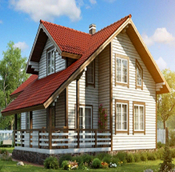 Проект каркасного дома КР151