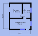 План бани