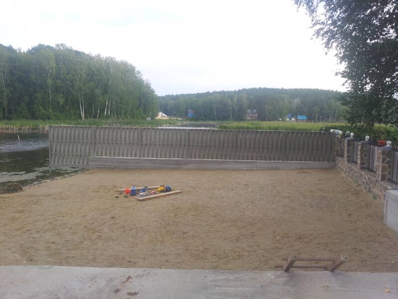 Деревянный забор