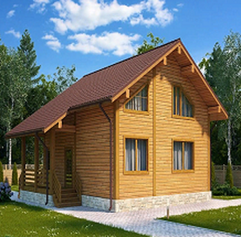 Проект каркасного дома КР134