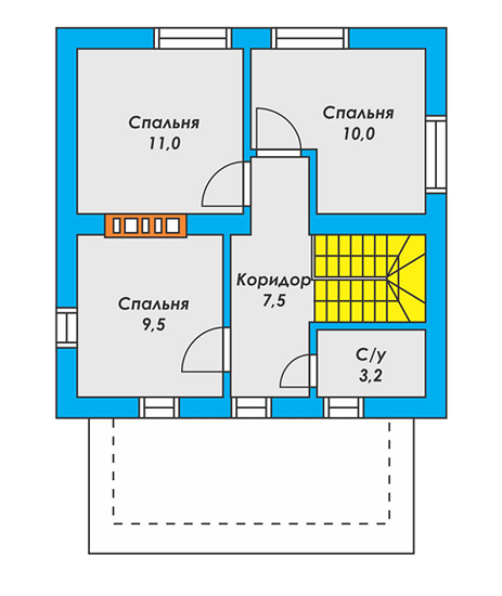 План 2 этажа