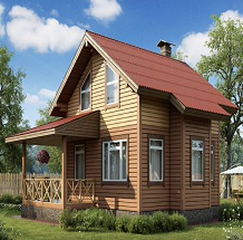 Проект каркасного дома КР78
