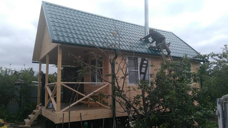 Каркасный дом. СНТ "ЖТракторосад"