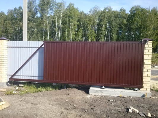 Преимущества установки откатных ворот
