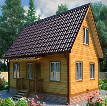 Проект дачного дома ДД95
