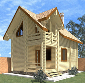 Проект бани КББ120