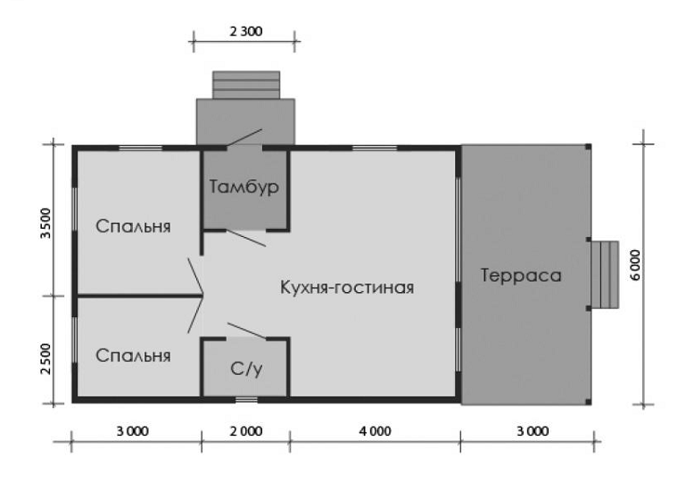 План 1 этажа