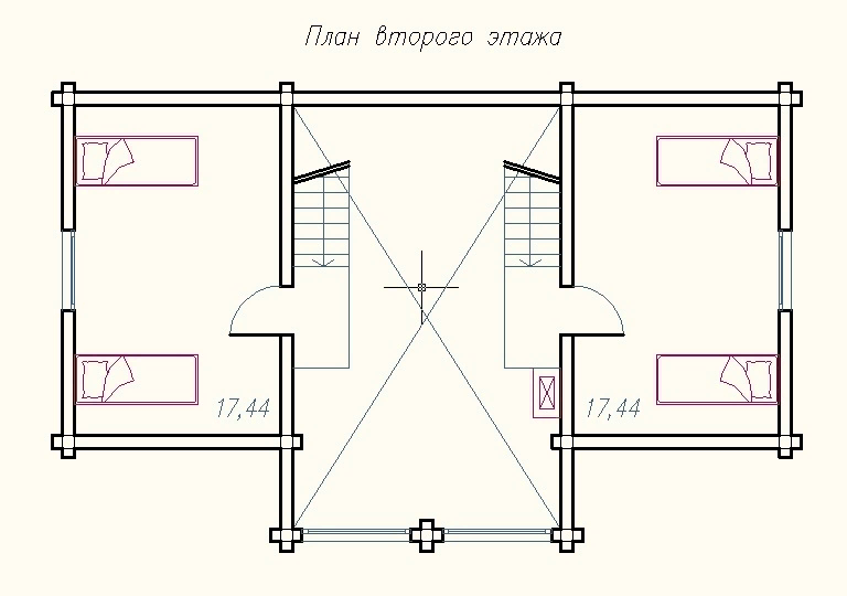 План 2 этажа