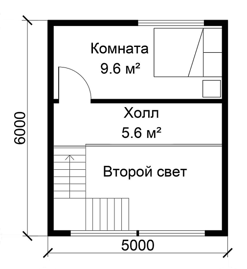 План 2 этажа