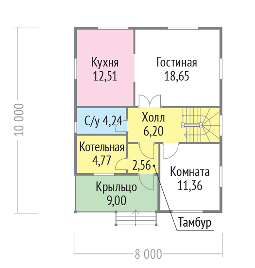 План 1 этажа